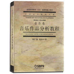 正版包邮  音乐卷音乐作品分析教程 钱仁康钱亦平编著 中国教育艺术大系青少年儿童教程材学书籍 上海音乐出版社 9787805539546
