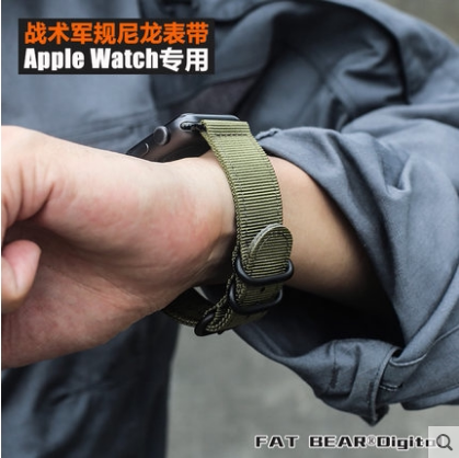 敦刻尔克肥熊苹果Apple战术表带