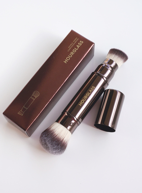 Hourglass便携粉底刷新款双头多功能粉底液刷遮瑕刷不扎脸底妆刷