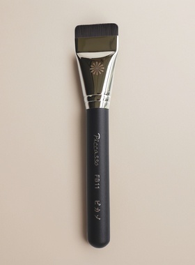毕加索FB11一字平头粉底刷面膜刷超薄扁头无暇素颜清透底妆刷