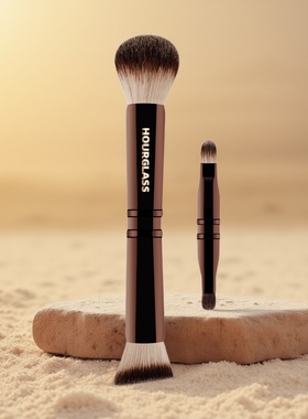 Hourglass四头隐藏式多功能底妆刷眼妆刷组合便携款粉底刷散粉刷