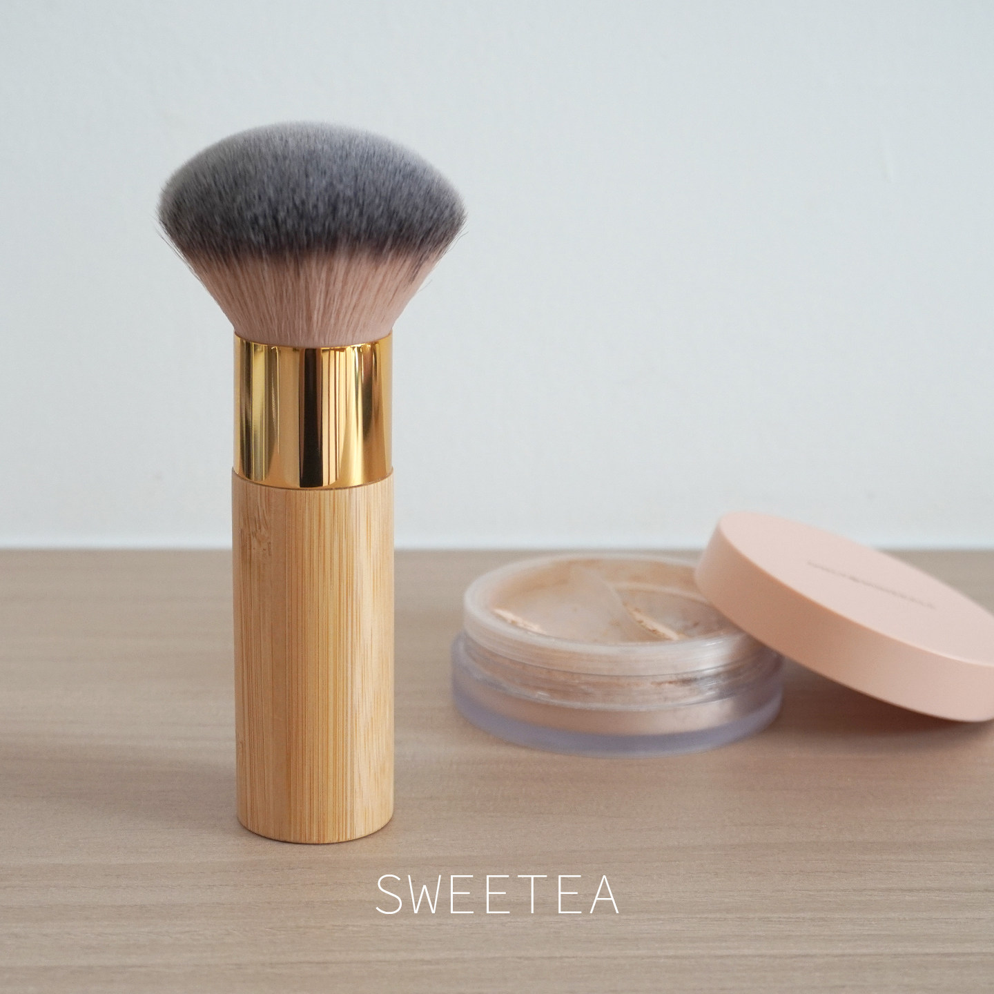 圆头矿物散粉刷软毛不扎脸蜜粉定妆刷快速上妆专业矿物粉刷子