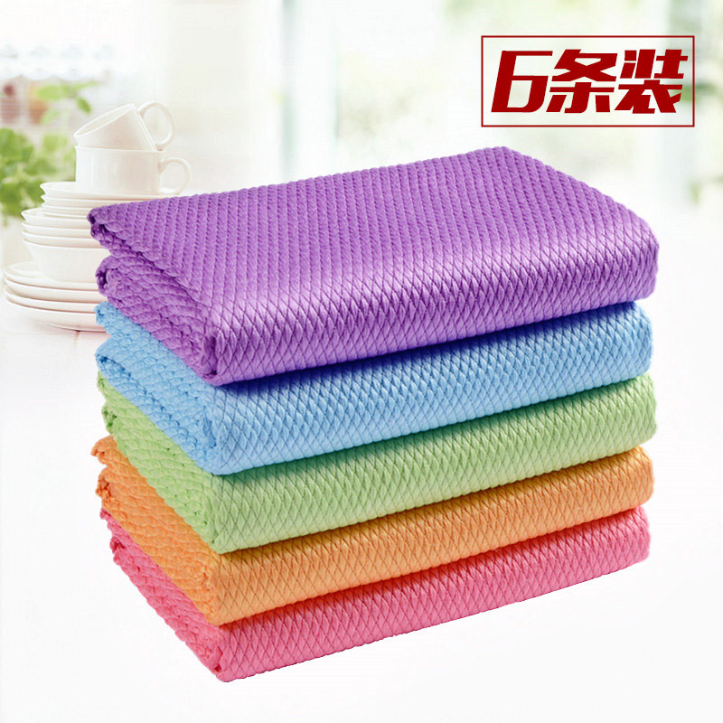 擦玻璃抹布不掉毛无水印