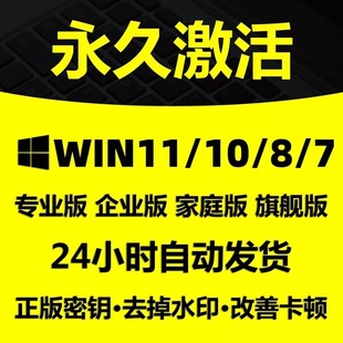 win10专业版 windows11永久密匙7旗舰企业秘钥w家庭升级密钥 激活码