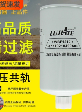 WBF1212小孔CLQ258-2000适配FS19608福田L1110210400A0柴油滤芯格