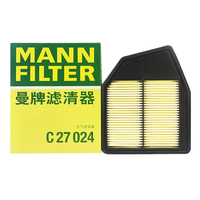 曼牌滤清器C27024适配本田八代雅阁2.4L歌诗图空滤空气滤芯格