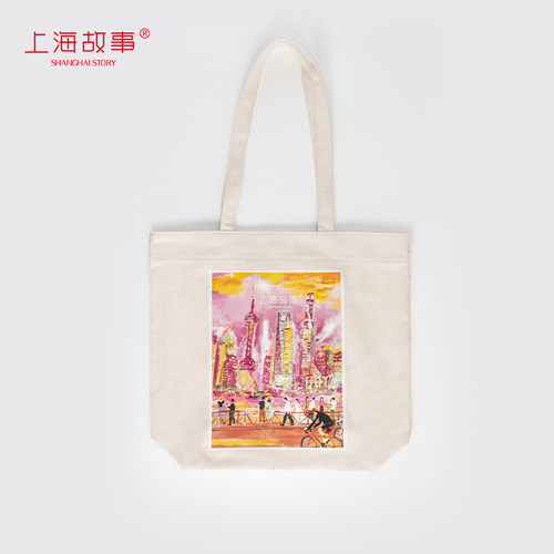 上海故事大容量帆布包女