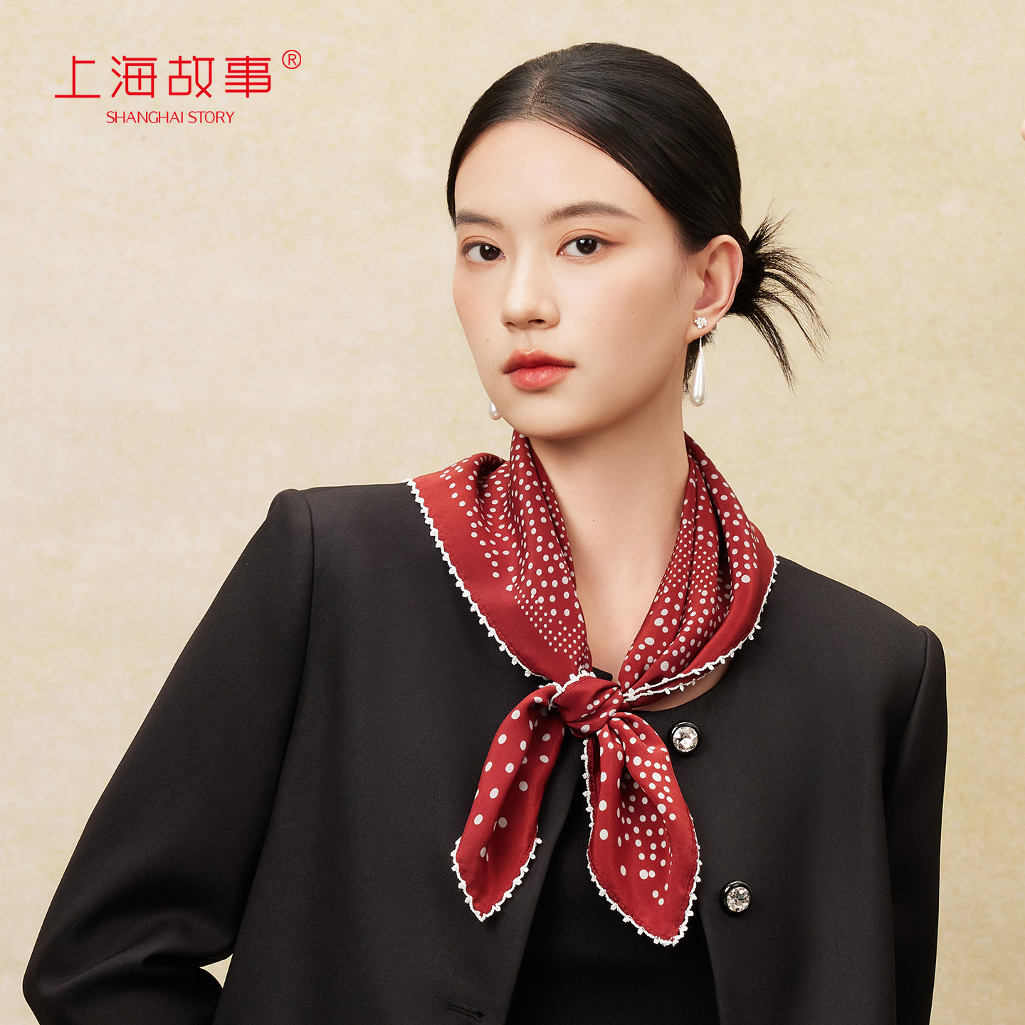 上海故事2026春夏新款桑蚕丝真丝印花中方巾女礼盒送长辈丝巾礼物,服饰配件/皮带/帽子/围巾,围巾/丝巾/披肩,淘宝优惠券,粉丝福利购,淘宝优惠卷