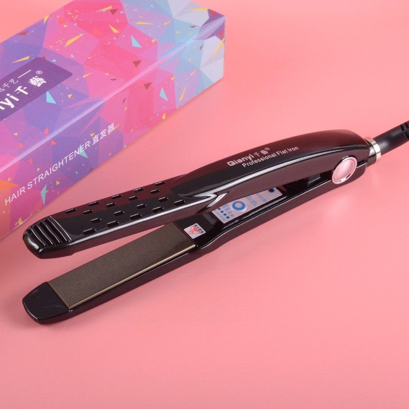 千艺负离子直发器电夹板两用直卷发棒短发内扣刘海学生宿舍拉直板