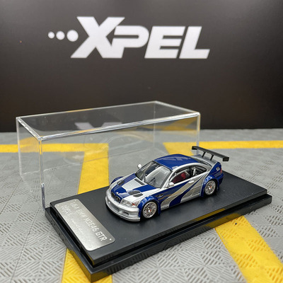 合金164宝马E46汽车模型