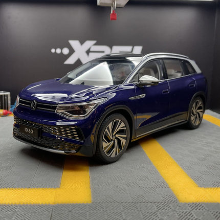 1：18 原厂上汽大众 ID.6X车模 SUV ID6X 灯光版合金仿真汽车模型