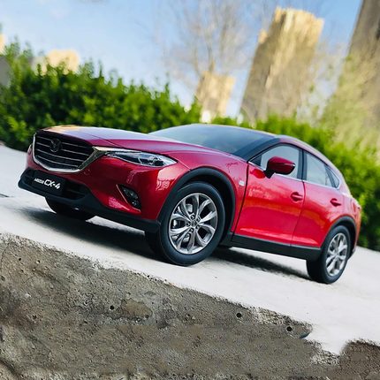 国产原厂马自达CX-4 MAZDA轿跑车1:18合金仿真汽车模型收藏送礼