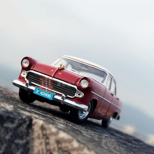 愚谷車模金標東風金龍1 皮盒合金仿真汽車模型限量小轎車 18精裝