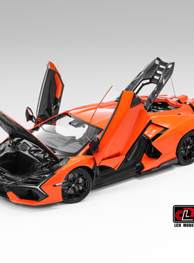预 LCD 1:18 兰博基尼复兴新大牛 Revuelto 合金全开汽车模型