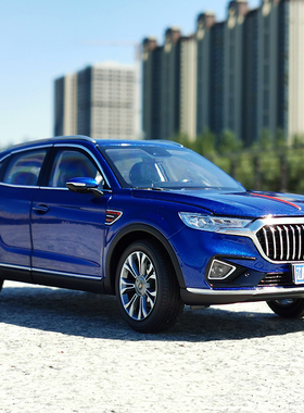 1:18车模 一汽原厂红旗HS5 越野SUV合金仿真汽车模型收藏礼物摆件