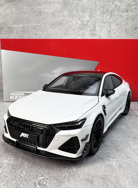 限量奥迪RS7 ABT改装版 KengFai其辉 1:18 AUDI 合金全开汽车模型