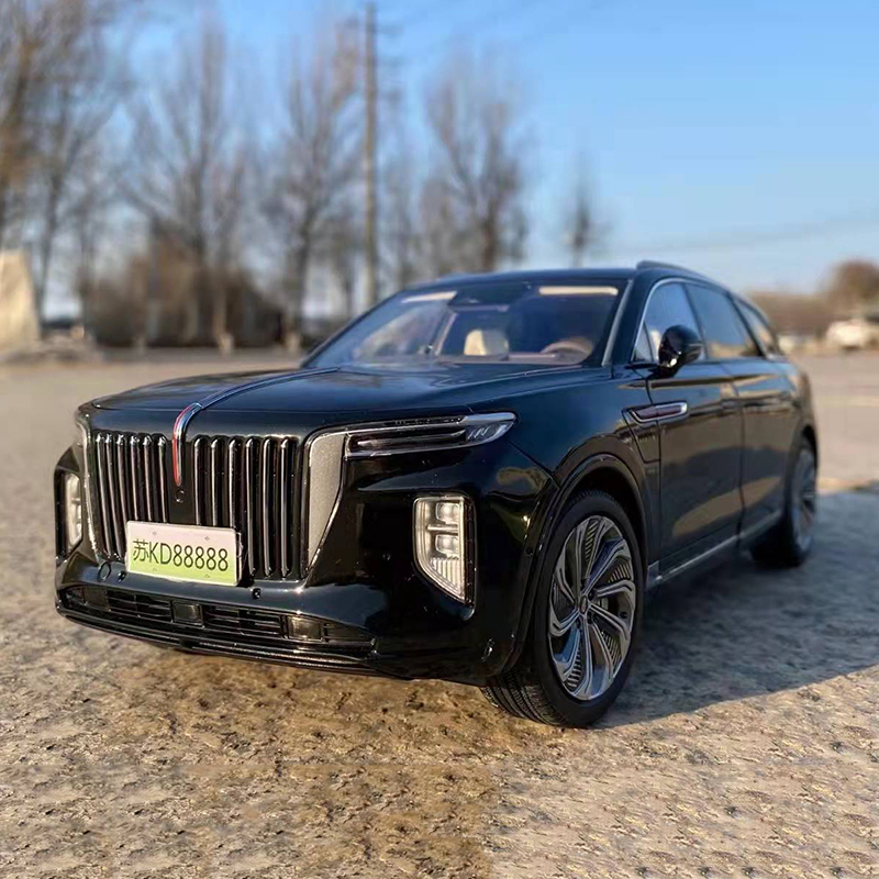 世纪龙红旗E-HS9越野车SUV 1:18合金仿真汽车模型红旗EHS9车模-封面