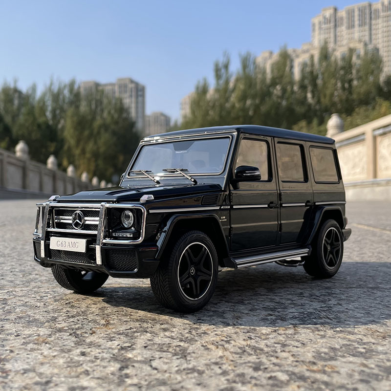 似真Almost Real AR1:18奔驰AMG G63 2015款合金汽车模型保险杠-封面