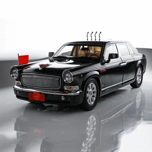 24世纪龙红旗汽车模型仿真合金车汽车模型红旗70周年检阅车模