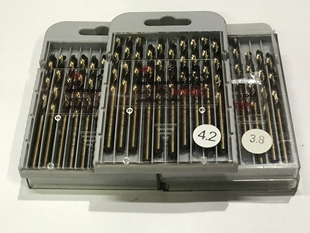 哈亿优质麻花钻含钴不锈钢专用钻头M35 2-16mm手枪钻小柄打孔工具