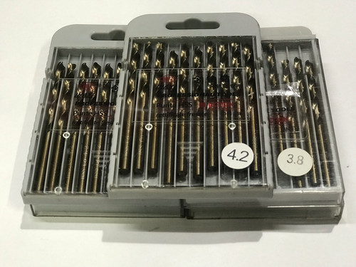 哈亿优质麻花钻含钴不锈钢专用钻头M35 2-16mm手枪钻小柄打孔工具