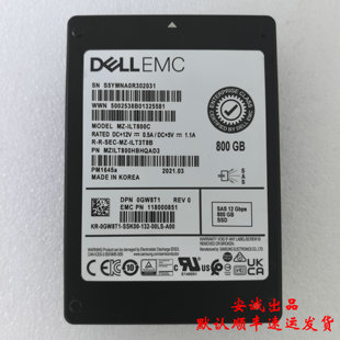 800G SSD PM1645a 戴尔 服务器硬盘 2.5 0GW8T1 12G Dell SAS
