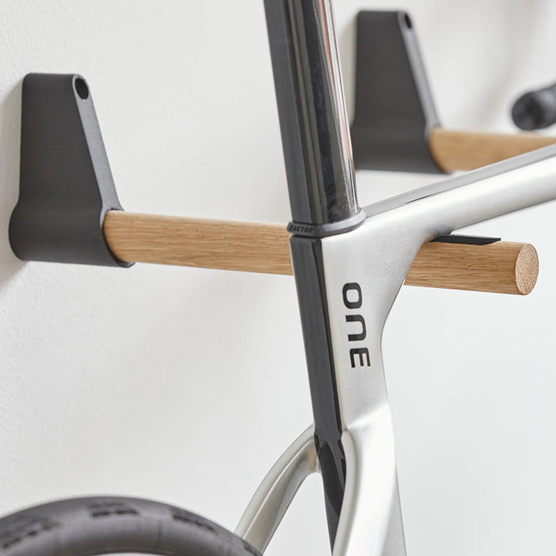 公路车挂墙架上墙挂钩收纳架壁挂架自行车挂架停车架洞洞板实木