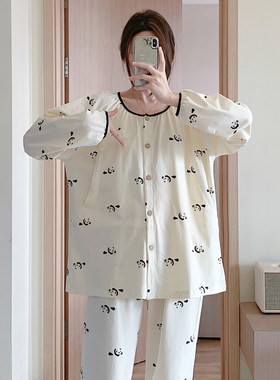 棉棉春夏哺乳月子服睡衣