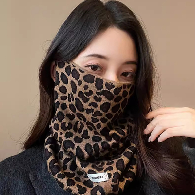 围脖女秋冬季挂耳防风面罩骑行