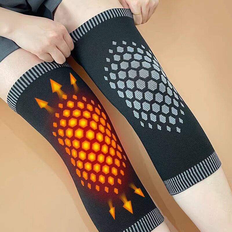 「蜂窝聚热」艾草护膝盖套老寒腿保暖关节不下滑中老年人男女秋冬