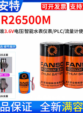 孚安特ER26500M智能水表流量计物联网3.6V功率型LSH14锂亚电池2号