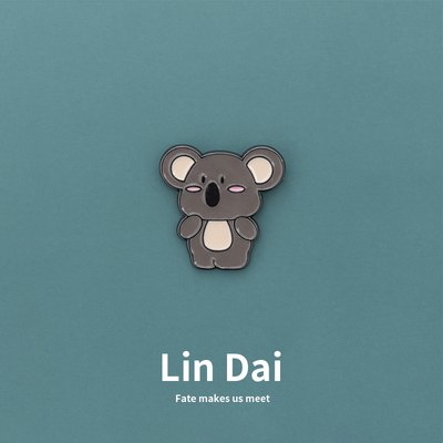 可爱金属男女笔袋包包配饰别针