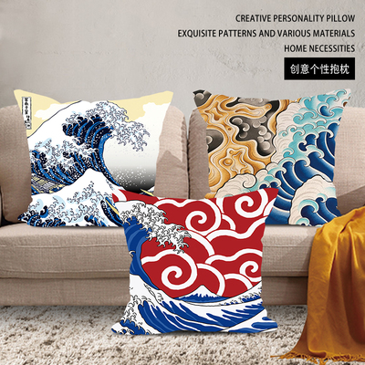 浮世绘日式咖啡厅酒吧老传统靠背