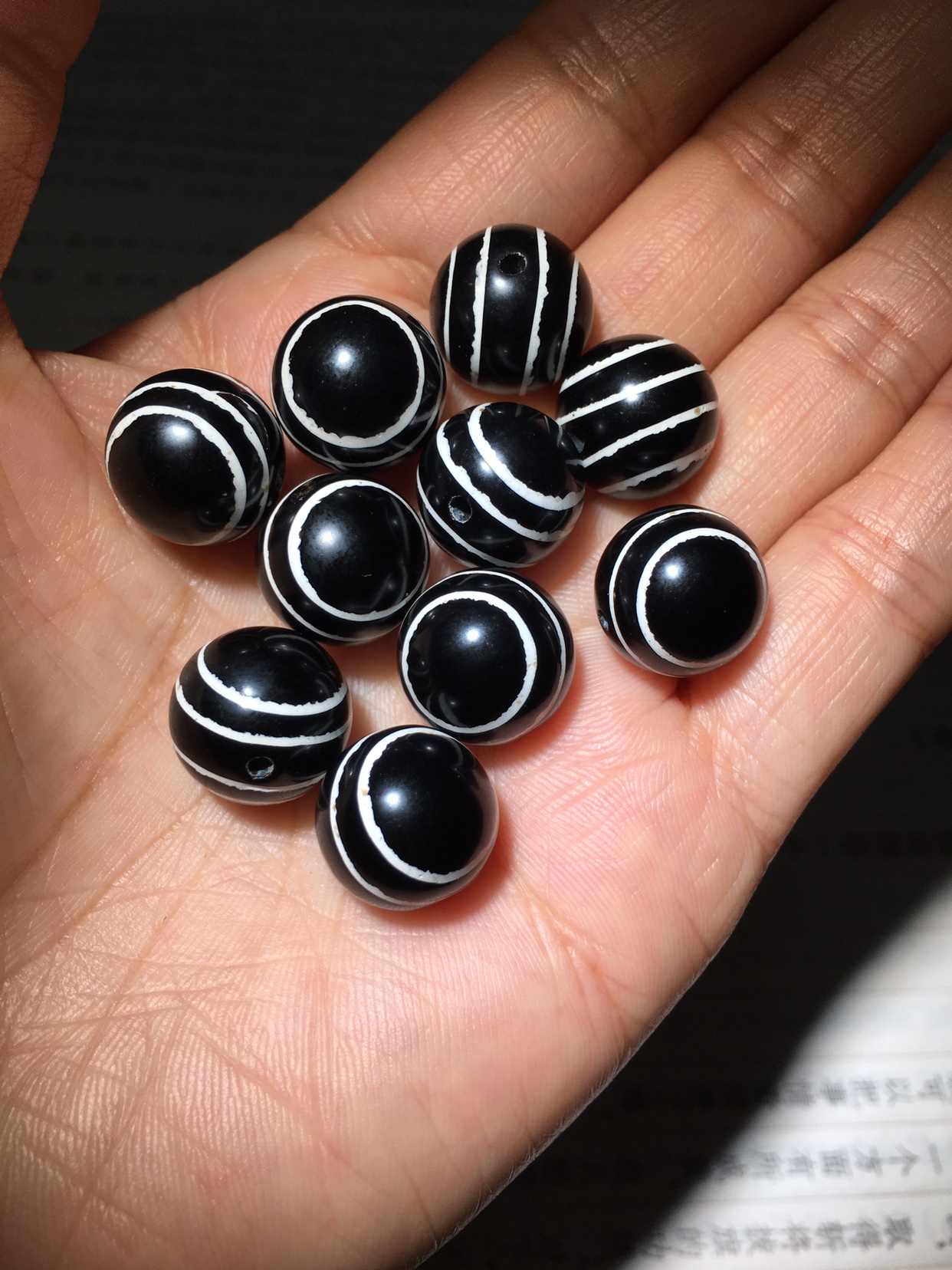 泰系鬼眼骠珠pyu鬼眼小宇宙骠珠玛瑙珠 pyu14mm圆珠锁骨链多宝