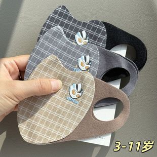 儿童口罩保暖男孩秋冬季 11岁脸罩 防寒面罩卡通男女童小学生防风3