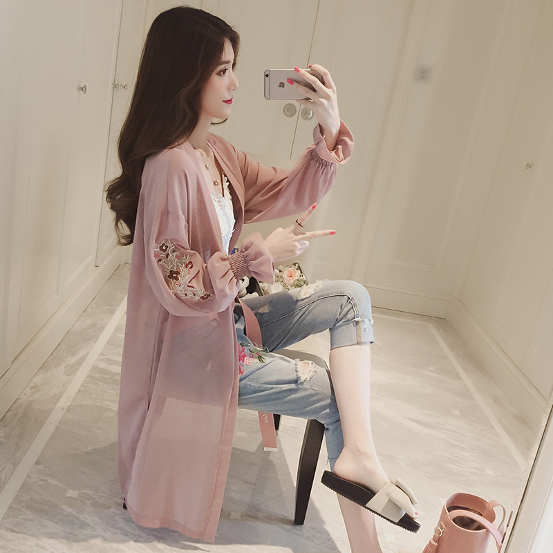 Sunscreen Mid length version mm Summer style Add fertilizer XL Women's wear Sandy beach Loose coat 200 Jinin the Women's clothing/Boutique , Jacket  category - from Buy2taobao.com to provide professional Taobao agent buy service