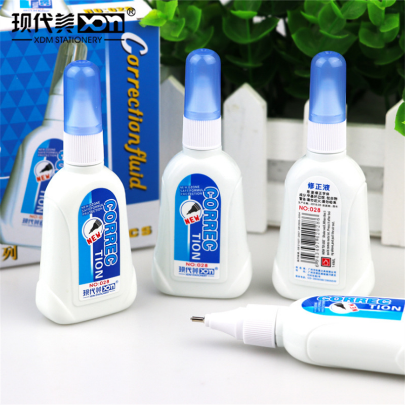 现代美涂改液028修正液10ml快干型涂改液改正液钢咀