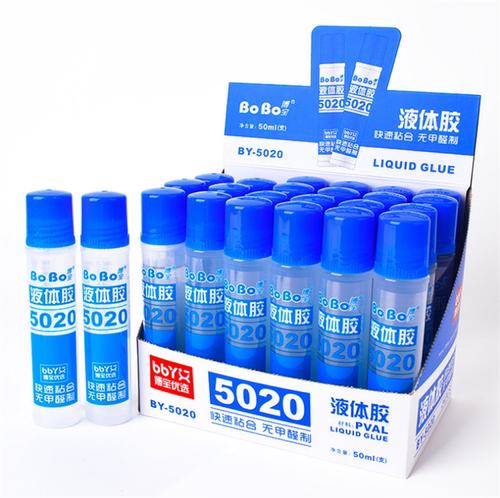 BOBO博宝BY-5020胶水文具胶水学生手工DIY办公文具液体胶水50ml