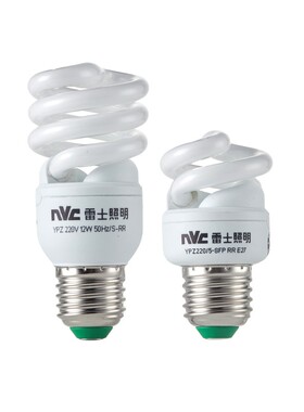 雷士照明节能灯泡E27大螺口全螺旋型超亮筒灯8W12W15W23W32W45W85