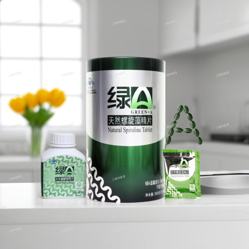 600粒绿A天然螺旋藻片正品