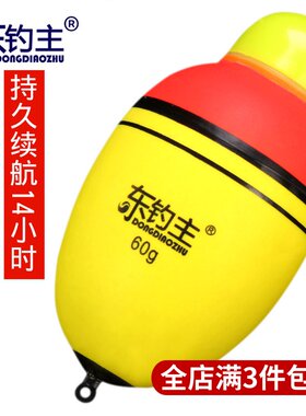 海竿电子漂夜光漂大肚漂亮阿波海钓矶竿远投滑漂大头漂鲢鱼漂两用