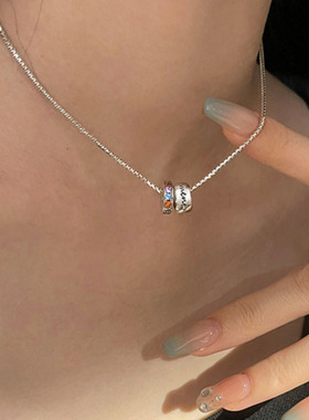 925银女时尚锁骨链不掉色