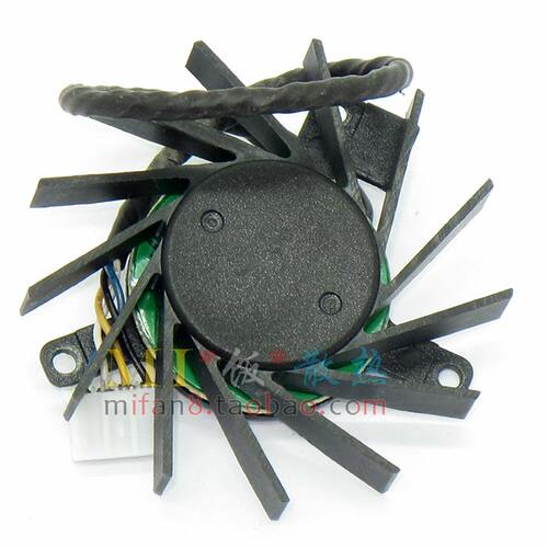 全新ADDA AY04512UB10BB00 显卡风扇 直径4.4cm 孔距3.4-3.4-2.6