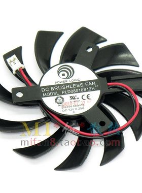 动力8010  显卡风扇PLD08010S12H 0.25 A PLD08010S12HH 0.35 A