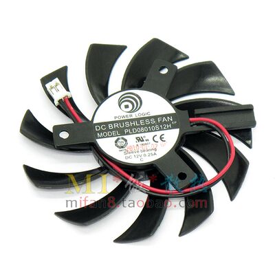 动力8010  显卡风扇PLD08010S12H 0.25 A PLD08010S12HH 0.35 A