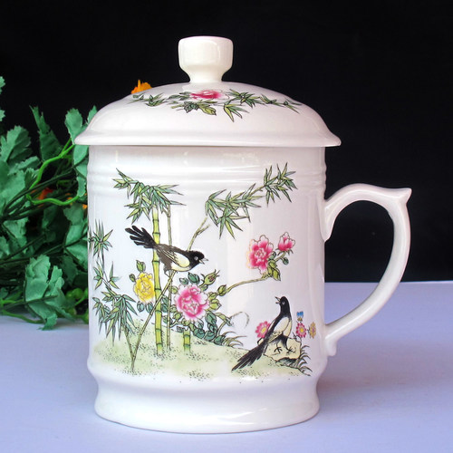 900ml超大容量景德镇陶瓷杯水杯