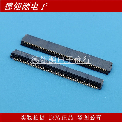 FH34SRJ-50S-0.5SH 0.5mm间距50pin翻盖后压式连接器 HRS广濑原装