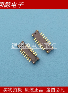 AXE614124 AXE614124D 0.4mm间距 14PIN 公座 全新原装连接器