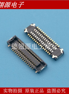 AXE530127 AXE530124 0.4mm间距30pin母座 原装正品连接器