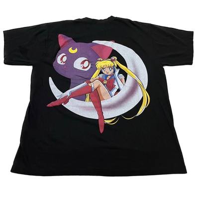 王有病工作室 十年老店 原创日系卡通月亮水冰月短袖T恤T-shirt